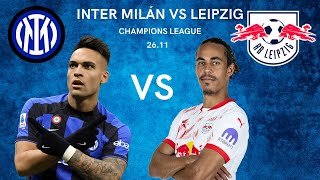 MI PREDICCIÓN DEL INTER DE MILÁN VS LEIPZIG  TIPCARLITOS [upl. by Malachi24]