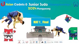 Day4Final Mat 1  Mungyeong Asian Championship Junior 2024 [upl. by Ayoral]