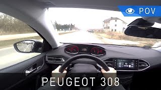 Peugeot 308 12 PureTech 130KM EAT6 Allure 2016  POV Drive  Project Automotive [upl. by Jehovah]