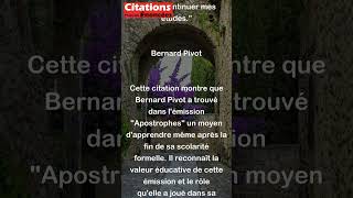 Jai beaucoup appris avec  Apostrophes Cétait une façon pour moi de continuer mes études [upl. by Asirral]