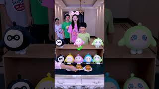 Egg Matching Challenge Hahaha So Fun Funnyfamily Partygames [upl. by Adnalu]