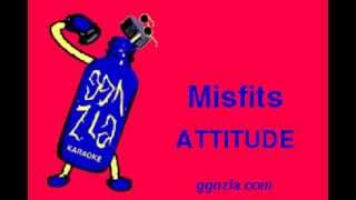 ggnzla KARAOKE 162 Misfits  ATTITUDE [upl. by Aerised60]