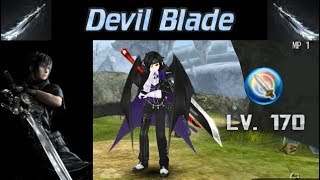 Toram Online  quot Devil Blade quot Build Lv 170 [upl. by Aryas245]