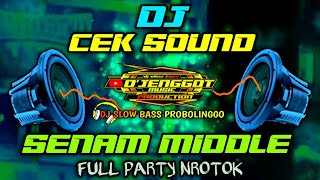 DJ CEK SOUND SENAM MIDDLE  VIRAL TERBARU  FULL PARTY NROTOK [upl. by Aldercy]