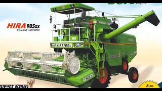 Hira combine harvester New machine kharidne ke liye sampark Karen 99177 54305 [upl. by Lluj]