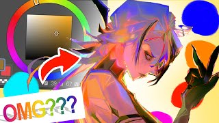 HOW TO HYPERPOP 2 draw with saturated colors the sequel [upl. by Ahsauqal430]