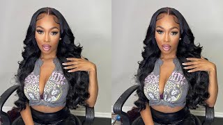 Transparent Lace Body Wave Wig Alipearl Hair HONEST ReviewInstall [upl. by Ahsata206]