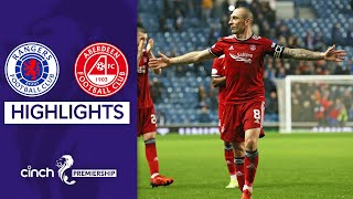 Rangers 22 Aberdeen  Scott Brown Scores amp Late Tavernier Penalty  cinch Premiership [upl. by Shelli]