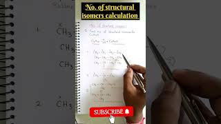 ❌ Calculation of no of structural isomers 🔥🔥🔥 shorts neet jeemains iitjee boards [upl. by Aihsoem521]