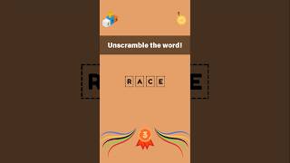 Scrambled word game 🤓 0611 scramble guesstheword wordgames quizshorts scrambledwordgame quiz [upl. by Lanny]