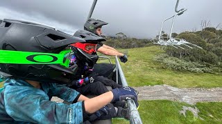 56yr old Groms Shred Sidewinder  Thredbo 2024 [upl. by Segal287]