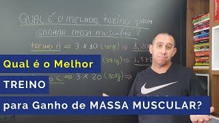 Qual é o melhor Treino para Hipertrofia ganho de massa muscular [upl. by Adnohsar]