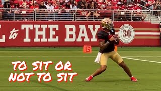 Mondays With Vish To Sit or Not To Sit 49ers QB Trey Lance [upl. by Tu]