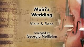 Mairis Wedding  Scottish fiddle and piano accompaniment  demo for PDF sheet music [upl. by Tracee]