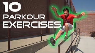 10 BEGINNER PARKOUR EXERCISES  Practical Fitness [upl. by Yrrehs752]