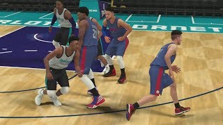 NBA 2K18 Gameplay Offensive Tendencies AI and Motion [upl. by Holloway]