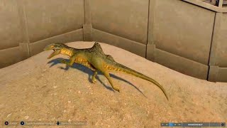 Concavenator runs  Jurassic World Evolution 2 [upl. by Gardel]