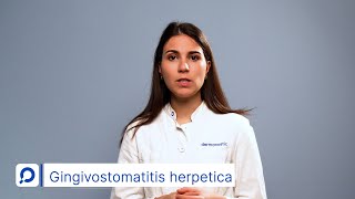 Gingivostomatitis herpetica  Mundfäule  Bläschen im Mundraum bei Kindern dermanostic Hautlexikon [upl. by Emlynne]