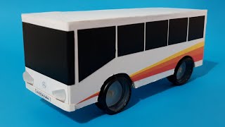 Como hacer un BUS con una caja de cartón [upl. by Dace]