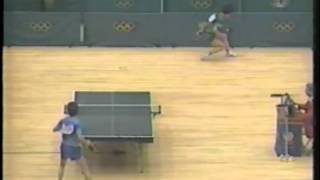 1988 Olympics  Mens Singles Table Tennis Final Part 1 [upl. by Mada]