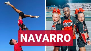 Navarro Cheer Team Skill Videos│quotCHEERquot Season 2 on Netflix [upl. by Rollet]