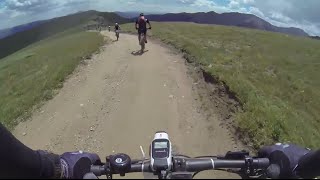 Sec11 dirt Columbine Climb chest cam outbound Leadville 100 MTB [upl. by Athalee738]