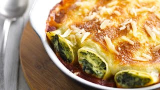 Recette  Cannellonis ricotta épinards [upl. by Eltsirhc506]