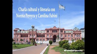 Charla cultural y literaria con Norma Pereyra y Carolina Fabini [upl. by Killam]