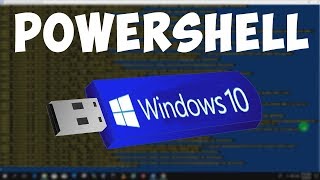 How To Make Windows 10 Bootable USB Stick With PowerShell [upl. by Goldi]