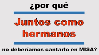 🤔Juntos como hermanos Cesáreo Gabaráin │ Cantos de entrada para la Misa │ Canto de salida para Misa [upl. by Ledif867]