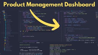 Product Management Dashboard Using React Node and MongoDB  Mern Stack Project [upl. by Sommers]