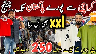 Pant Shirt Wholesale Market in Karachi  Jeans amp Shirt  G amp S Clothing New Video [upl. by Aoht]