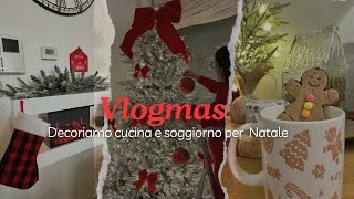 Decoriamo cucina e soggiorno per Natale 2024 [upl. by Seidule]