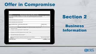 How to Complete Form 656 OIC  Section 2 Business Information [upl. by Knowlton687]