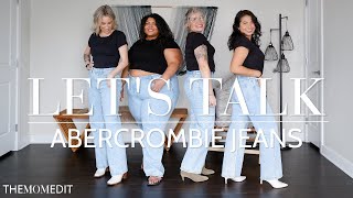 From Petite To Plus Size Abercrombie Curve Love 90s Jeans A Team Review [upl. by Attikin]