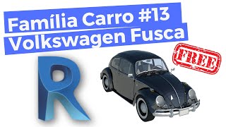 FAMÍLIAS PARA REVIT  CARRO  FUSCA PRETO  PARTE 13 [upl. by Bramwell]