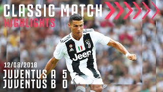 Cristiano Ronaldos Juventus Debut  Juventus A 50 Juventus B  Classic Match Highlights [upl. by Comras]