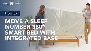 How To Move a Sleep Number 360® Smart Bed With Integrated Base [upl. by Sucramad937]