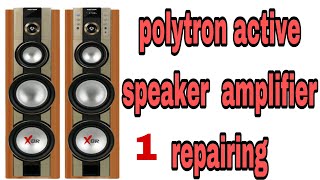 polytron active speaker amplifier repairing [upl. by Jordanna]