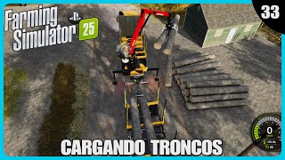 🚜EP33 Cargando troncos FS25 🎮Ps5 Gameplay Español  FARMING SIMULATOR 25🌾 [upl. by Cyndia697]