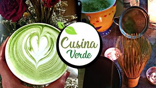 How to Make Matcha Heart Latte Art  CusinaVerde  Breville Espresso [upl. by Alyal]