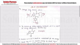 Class 46 StructureActivity Relationship SAR of Benzodiazepine Medicinal Chemistry 01 BPharma [upl. by Rumery271]