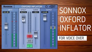 Sonnox Oxford Inflator for Voice Over [upl. by Ataeb]