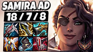 Samira vs Ezreal ADC  Triple Kill  Korea Grandmaster Patch 1413 ✅ [upl. by Ahcsim846]