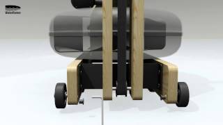 WaterRower assembly instructions 3D [upl. by Fiorenza]