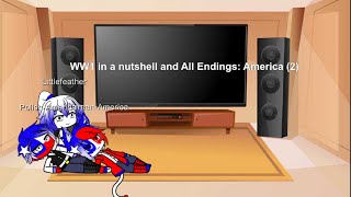 Countryhumans America’s kids react to WW1 in a nutshell and All Endings America 2 Icariaball [upl. by Ahsinhoj]