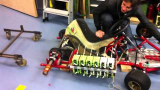 DeWalt  A123 battery pack  Electric Go Kart [upl. by Hahcim]