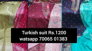 Turkish woolen suits Rs1200 watsapp 70065 01383 [upl. by Aroc950]