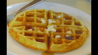 The BEST Belgian Waffles  Homemade Waffles  Amy Learns to Cook [upl. by Yrrehc]