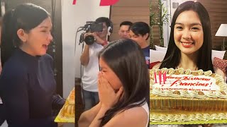 Francine Diaz NAIYAK sa Surprise Birthday ni Beauty Gonzales Sakanya [upl. by Nagoh]